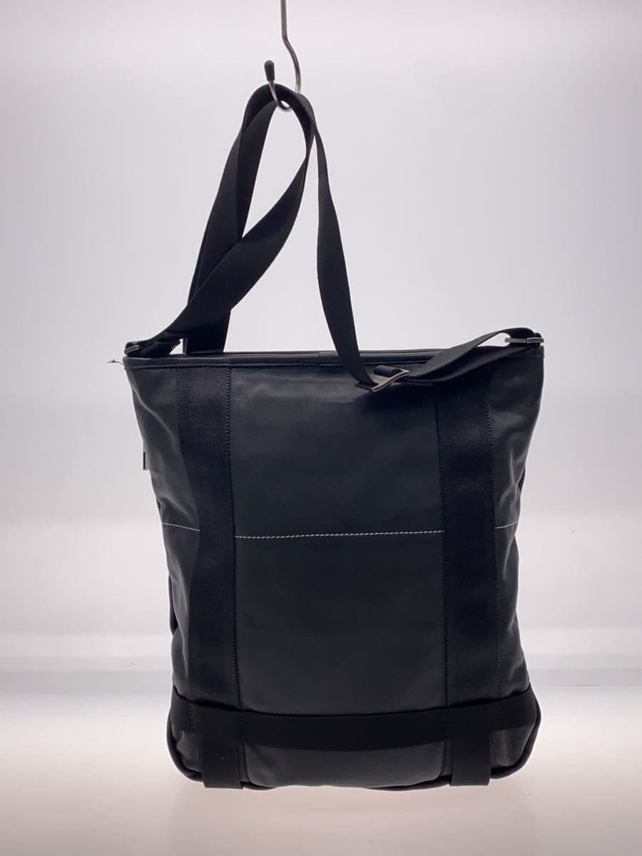 Other Brand Shoulder Bag Leather BLK Solid 3