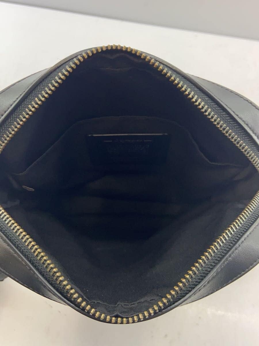 COACH Shoulder Bag Signature Leather Black All Over Pattern F73336 6