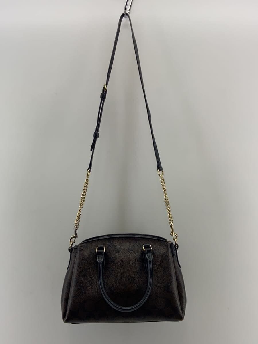 COACH Shoulder Bag Leather BRW All Over Pattern b1823-f29434 3