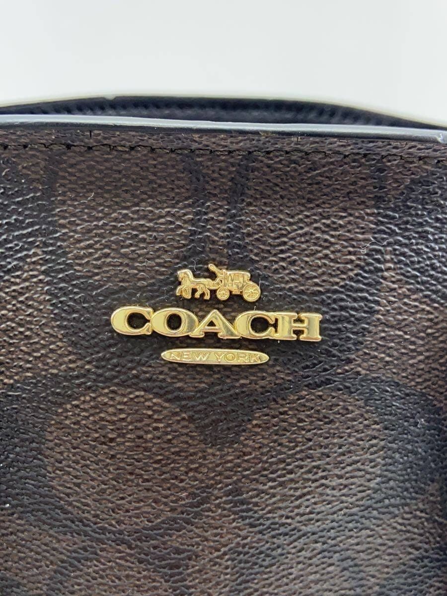 COACH Shoulder Bag Leather BRW All Over Pattern b1823-f29434 5
