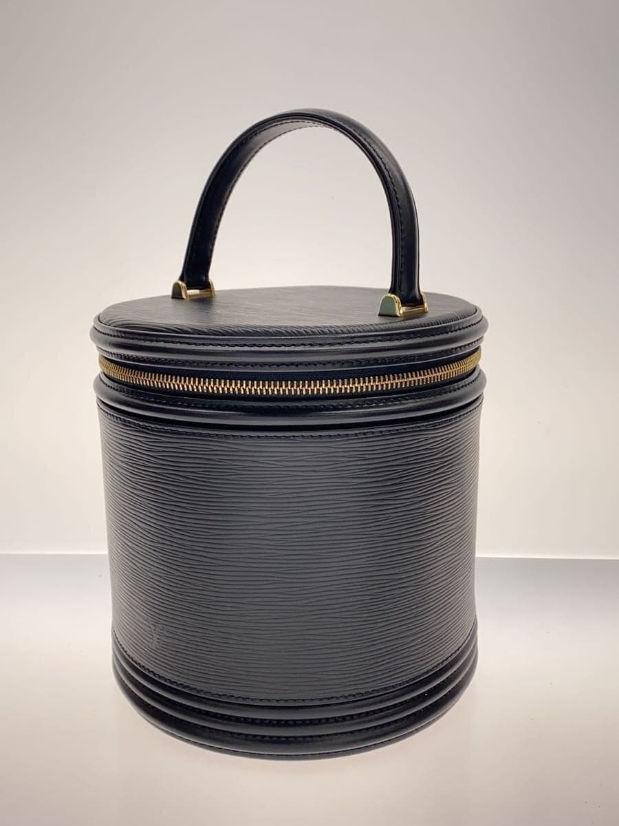 LOUIS VUITTON Cannes_Epi Leather BLK M48032 2