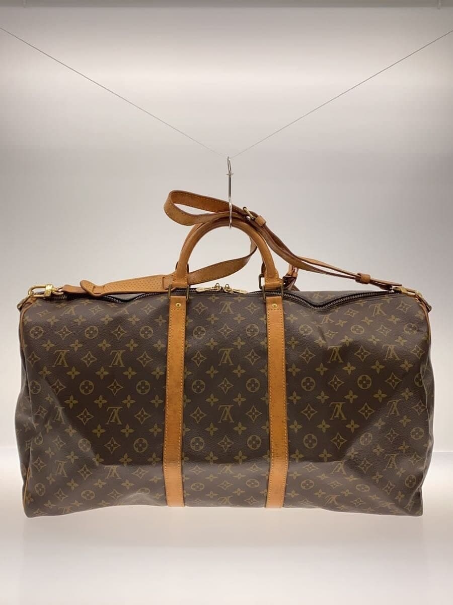 LOUIS VUITTON Keepall Bandoulière 60 Monogram Canvas PVC BRW M41412 3