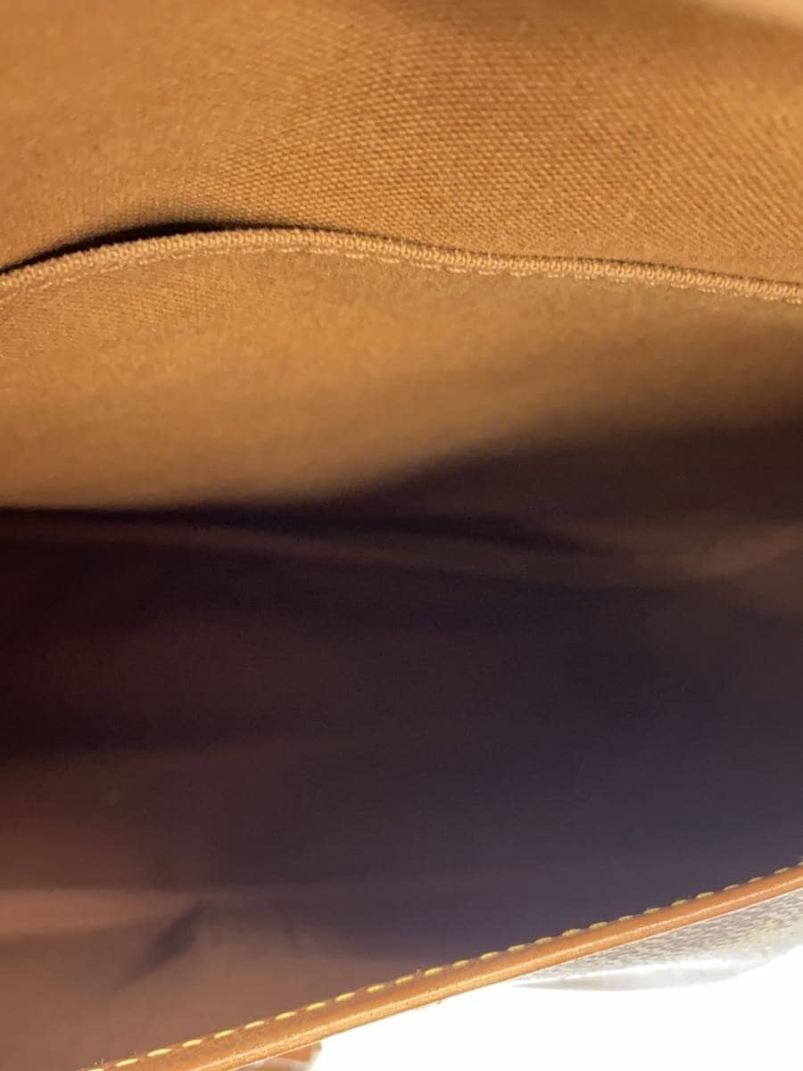 LOUIS VUITTON 1) Sommeur 35 Monogram Canvas Leather BRW Allover Pattern M42254 6