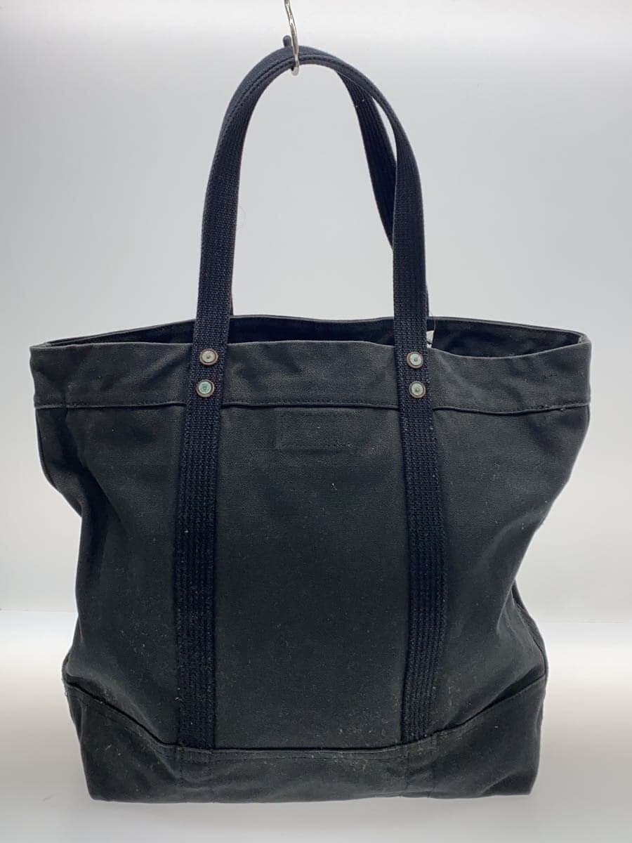 POLO RALPH LAUREN Handbag Canvas BLK Solid 3