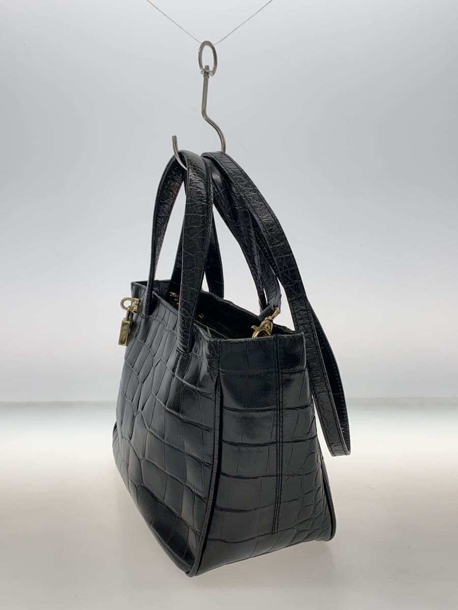 FURLA Shoulder Bag Leather BLK Solid 2