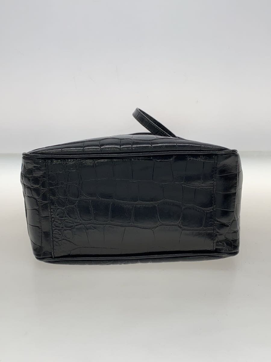 FURLA Shoulder Bag Leather BLK Solid 4