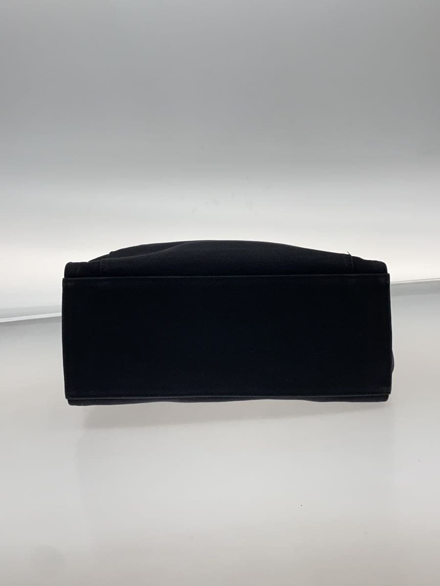 CLEDRAN Tote Bag Canvas BLK Solid 4