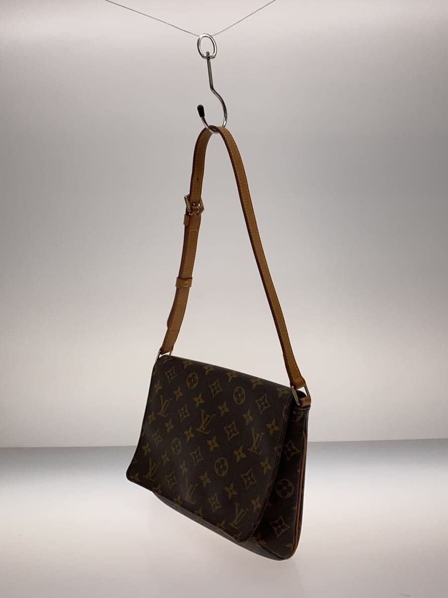 LOUIS VUITTON Musette Tango_Monogram Canvas_Short Shoulder Bag PVC BRW M51257 2