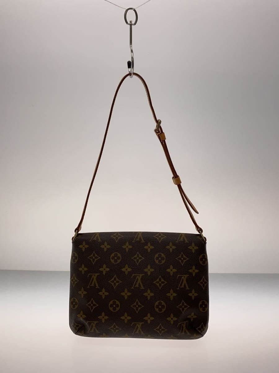LOUIS VUITTON Musette Tango_Monogram Canvas_Short Shoulder Bag PVC BRW M51257 3