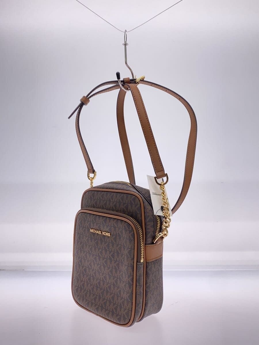 MICHAEL KORS Shoulder Bag PVC BRW All-over Print 35F1GTVC2B 2