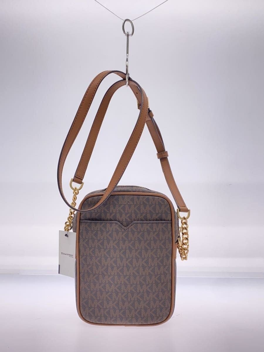 MICHAEL KORS Shoulder Bag PVC BRW All-over Print 35F1GTVC2B 3