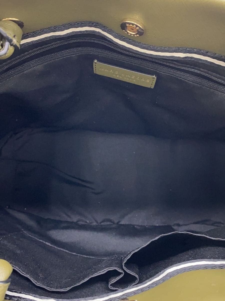 MARC JACOBS Tote Bag Leather KHK Solid Color 6