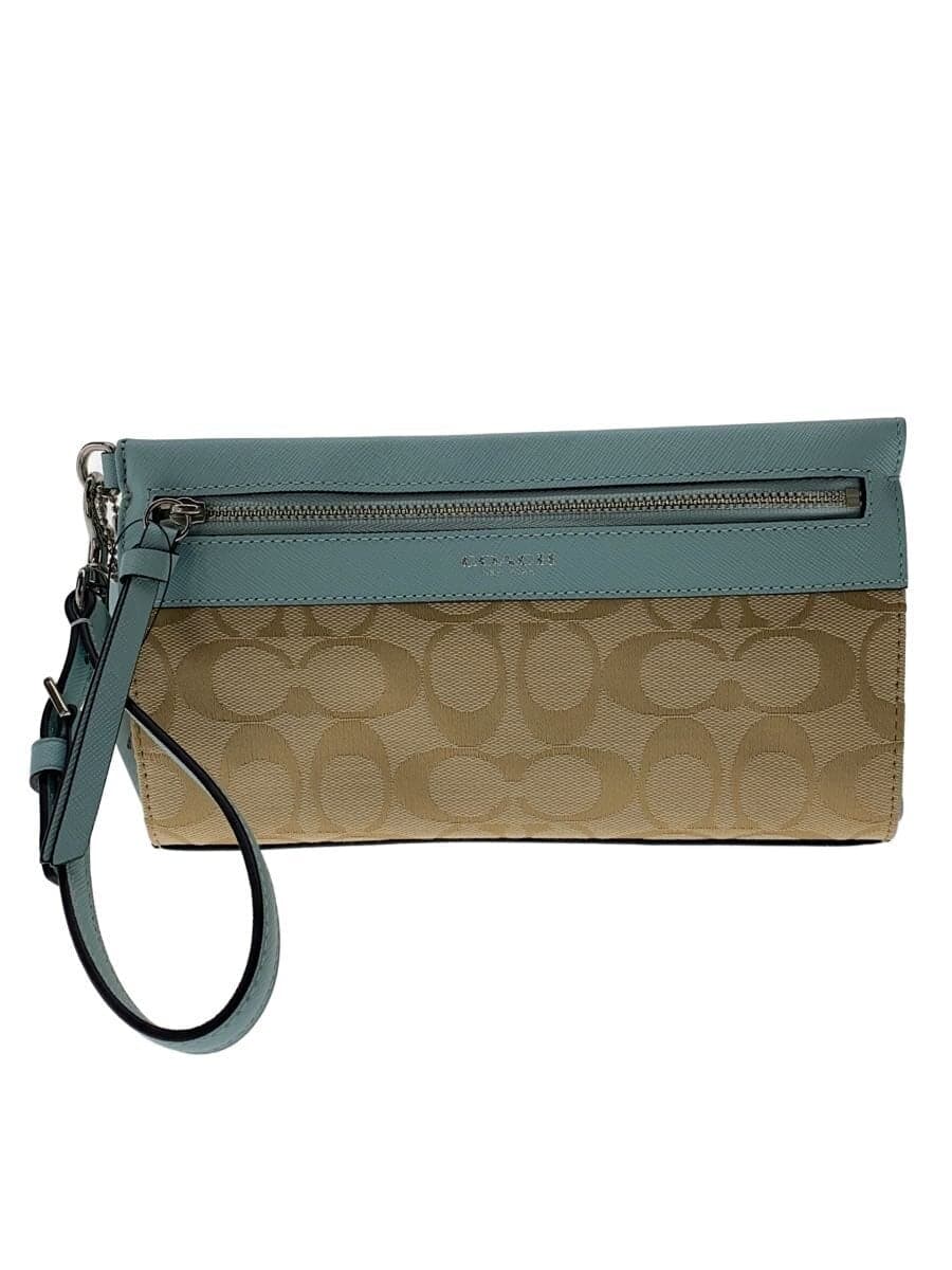 COACH Pouch Canvas BEG