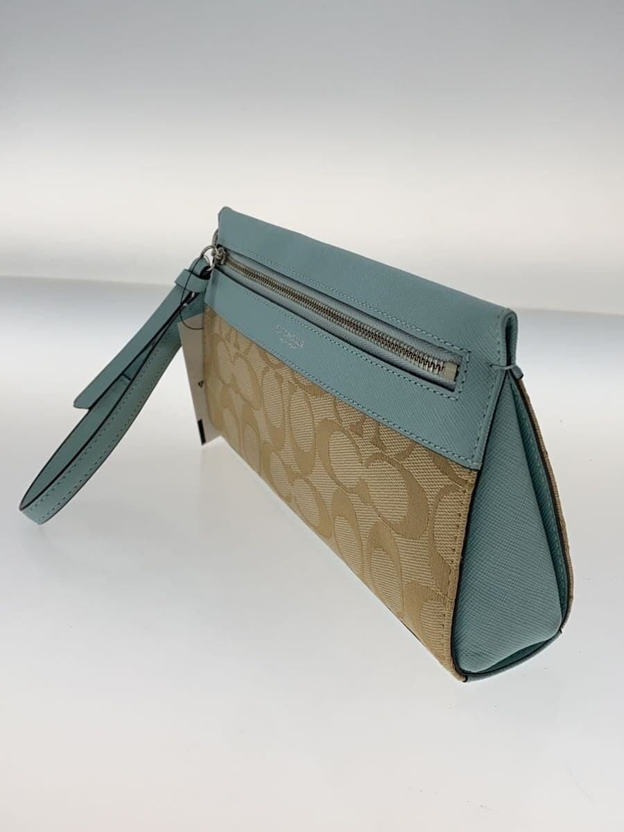 COACH Pouch Canvas BEG 2