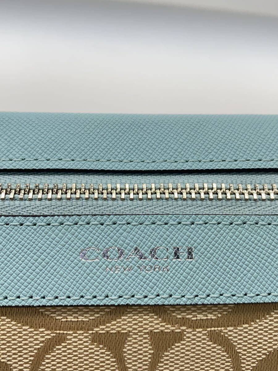 COACH Pouch Canvas BEG 5