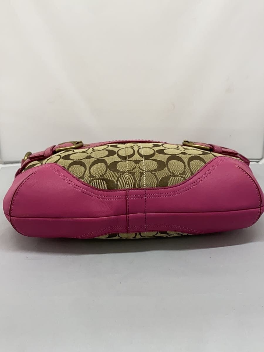 COACH Shoulder Bag Canvas BRW F07077 4