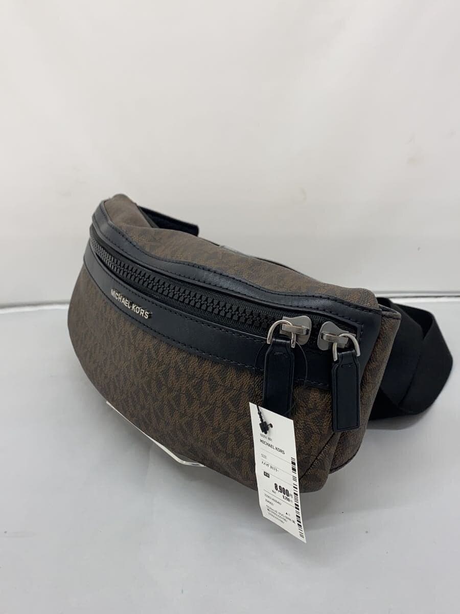 MICHAEL KORS Waist Bag PVC BRW All Over Pattern 37SOLCOY0B 2