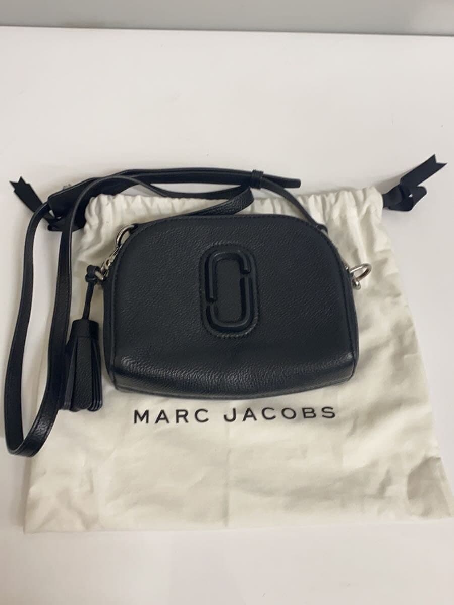 MARC JACOBS shoulder bag leather BLK 8