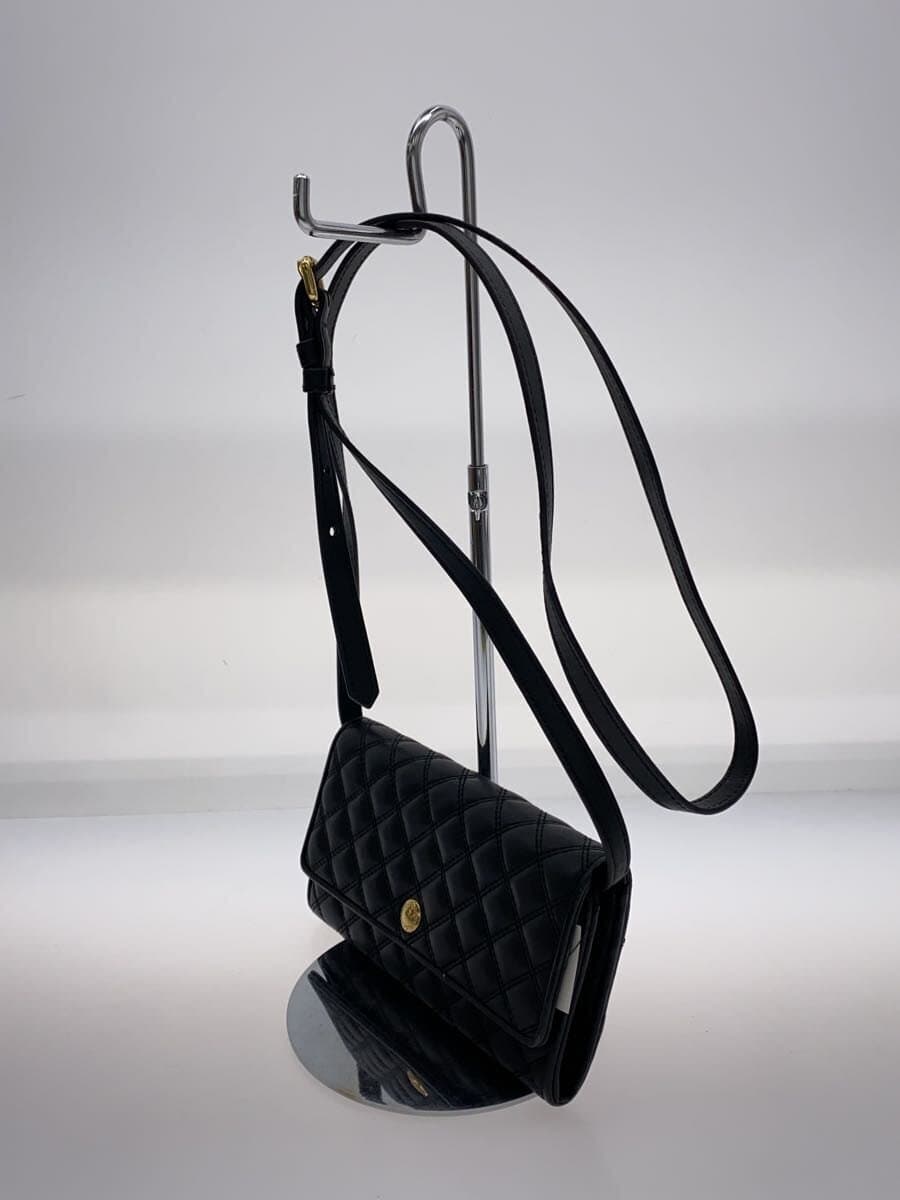 COLE HAAN Shoulder Wallet Leather BLK 2