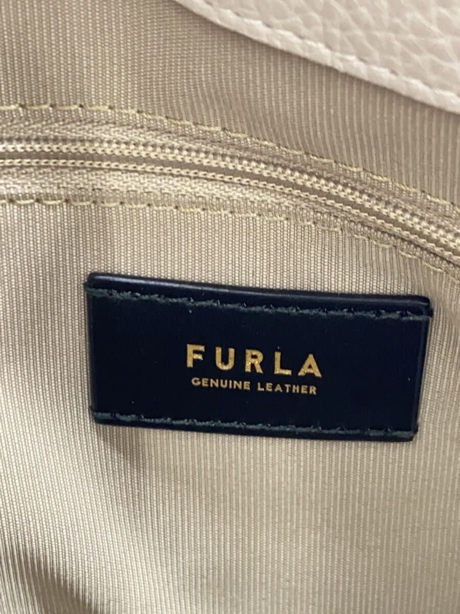 FURLA Daphne Handbag Leather CRM WB00545 Shoulder Missing Part 5