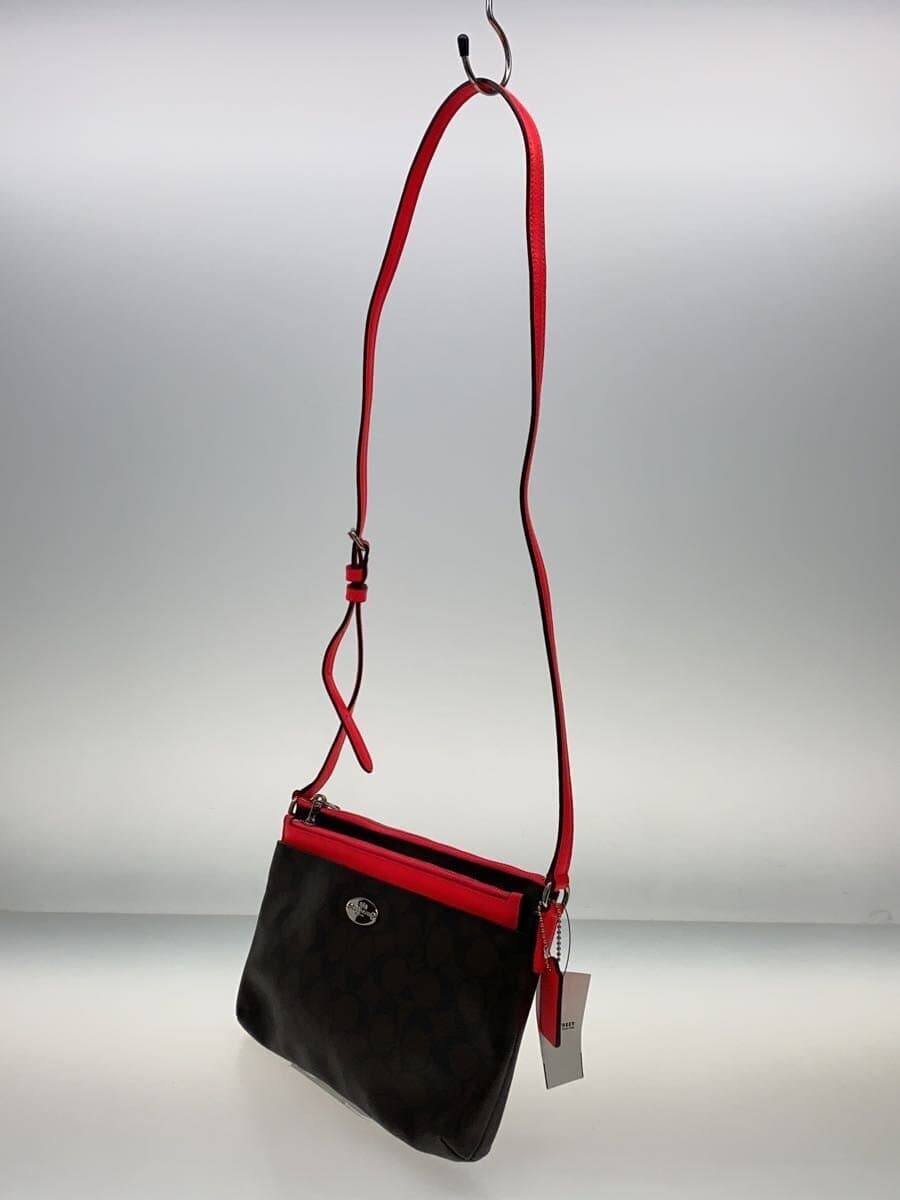 COACH Shoulder Bag_Signature PVC BRW All Over Pattern 2