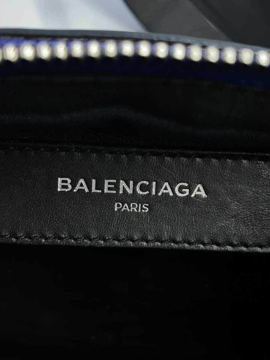 BALENCIAGA Waist Bag Canvas BLU 433625 5