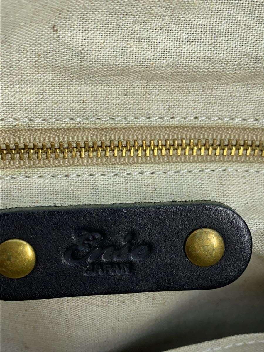 Ense Tote Bag Leather BLK Solid 5