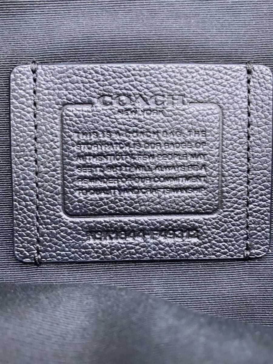 COACH Shoulder Bag Leather Black F49312 5