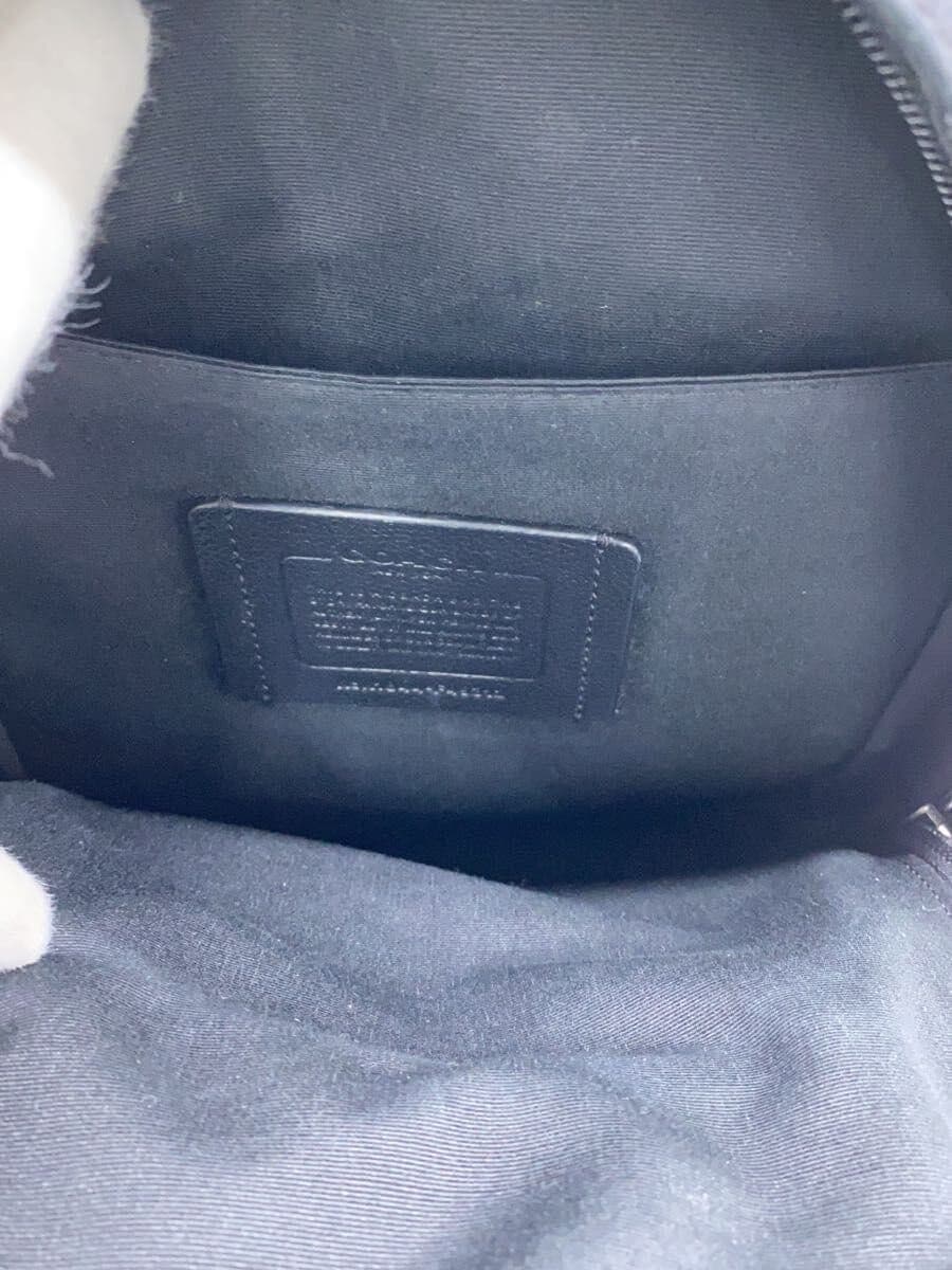 COACH Shoulder Bag Leather Black F49312 6