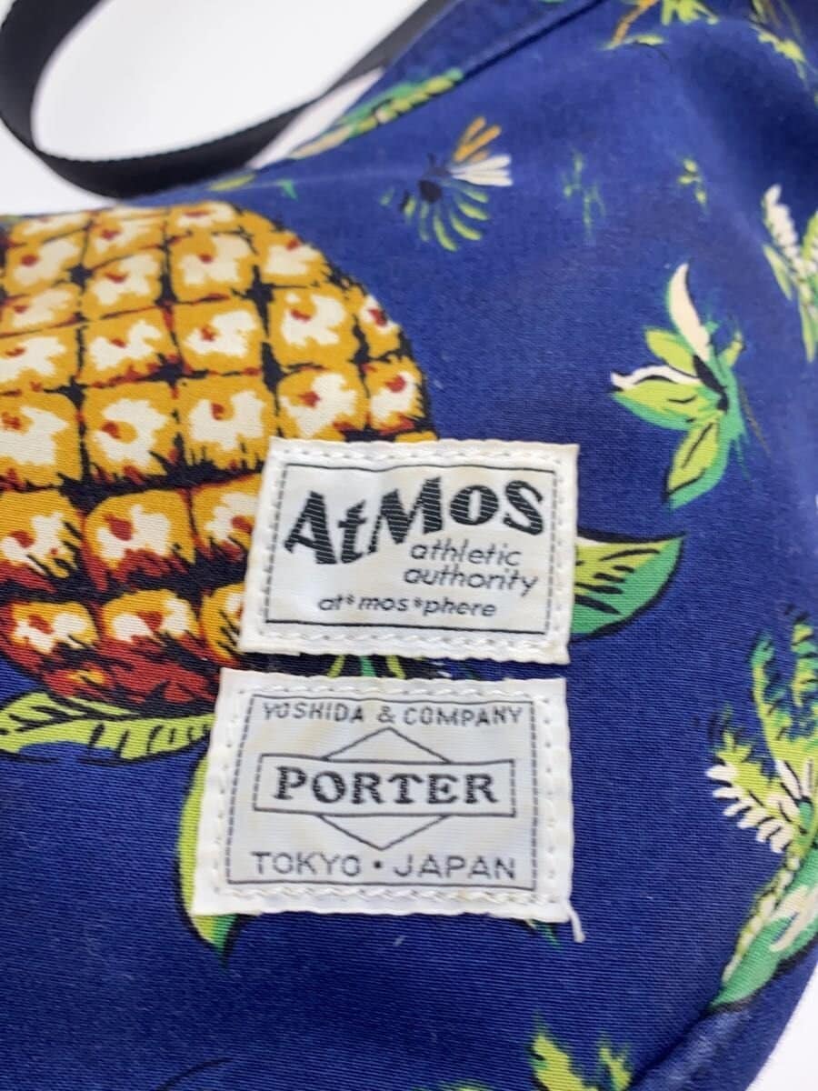 PORTER × ATOMOS Shoulder Bag Cotton NVY 5