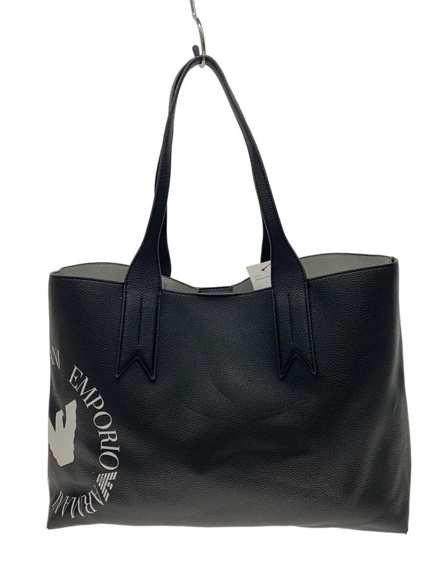 EMPORIO ARMANI Mini Pouch Included Tote Bag PVC BLK