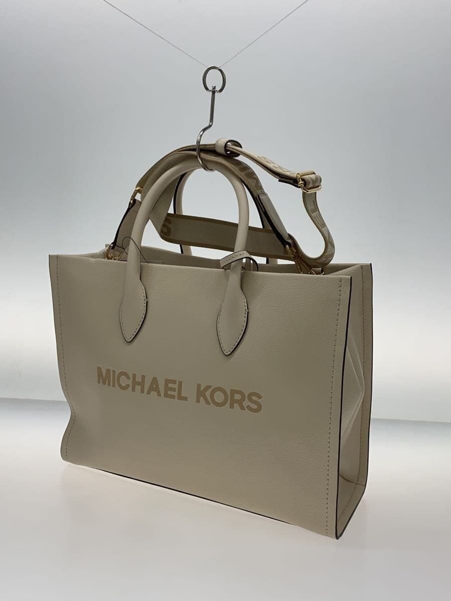 MICHAEL KORS Strap Milera Medium Pre-Lara Leather Tote Bag -- CRM 35S4G7ZT2L 2