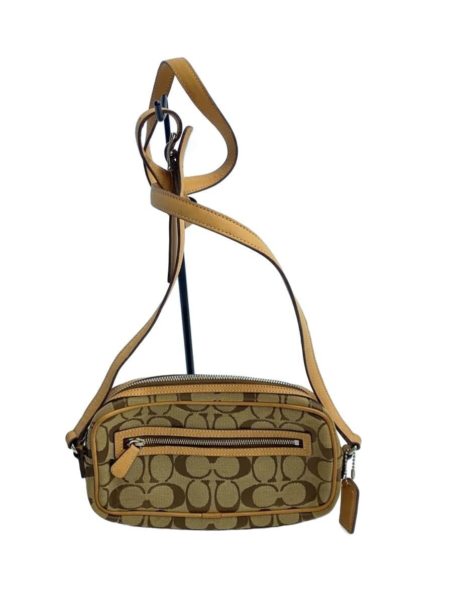 COACH Shoulder Bag _ Signature Canvas BRW Monogram 6616