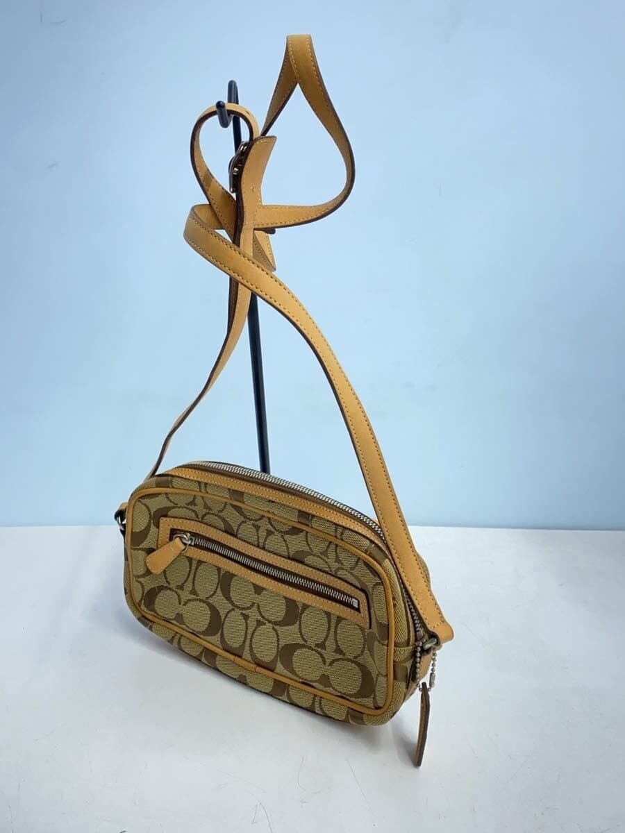 COACH Shoulder Bag _ Signature Canvas BRW Monogram 6616 2