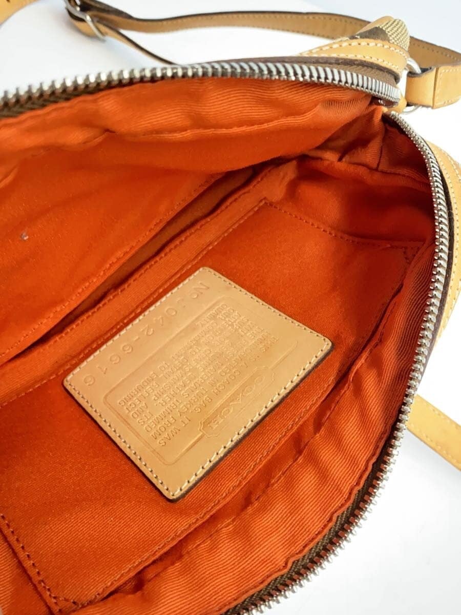 COACH Shoulder Bag _ Signature Canvas BRW Monogram 6616 6