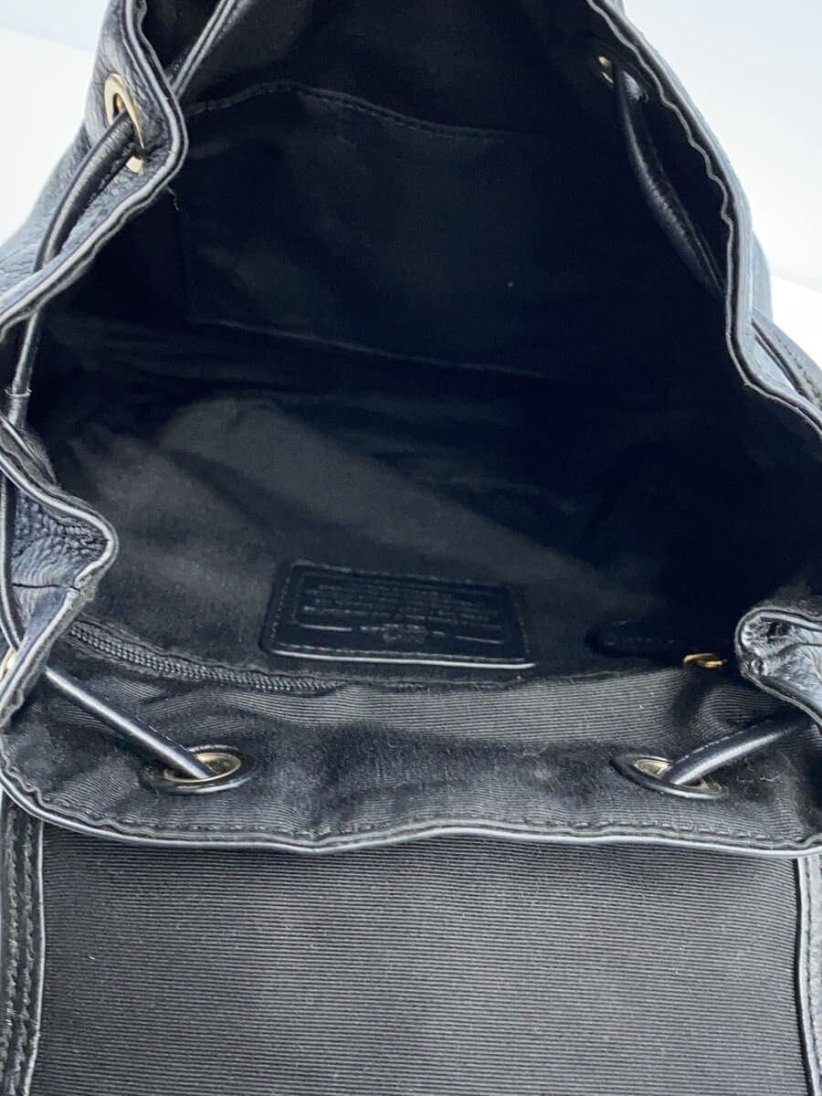 COACH Backpack_All Leather Leather BLK Solid Color F37621 6