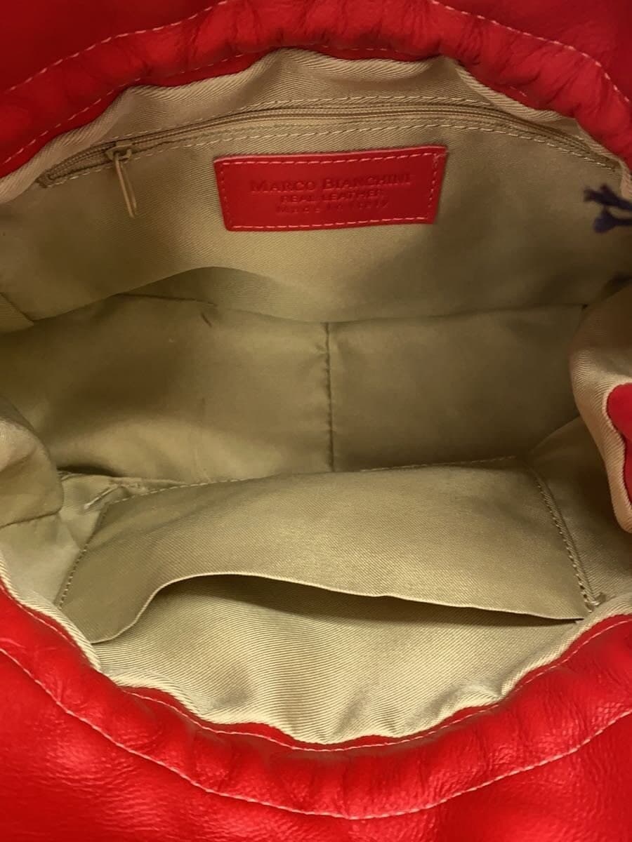 MARCO BIANCHINI Shoulder Bag Leather RED 6