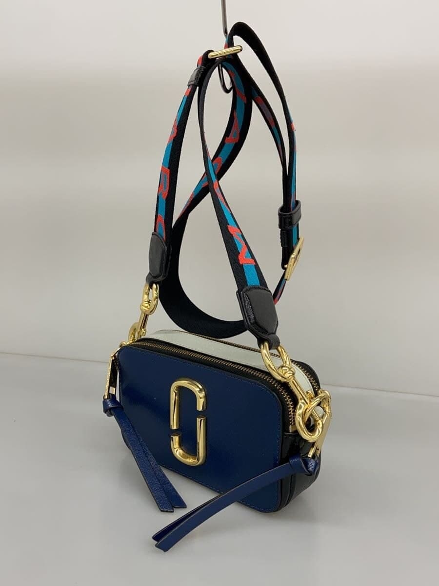 MARC JACOBS Shoulder Bag Leather NVY 2