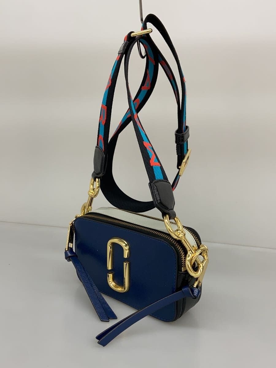 MARC JACOBS Shoulder Bag Leather NVY 2