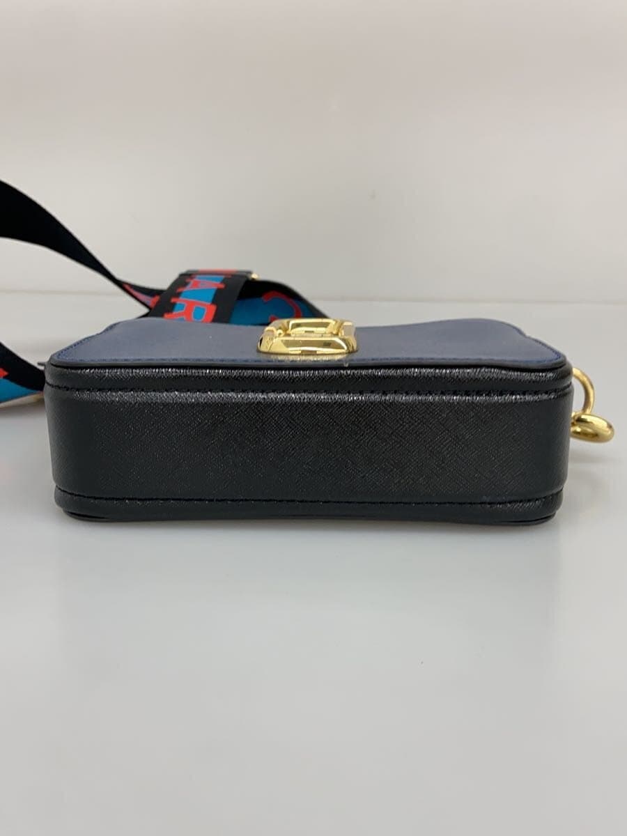 MARC JACOBS Shoulder Bag Leather NVY 4