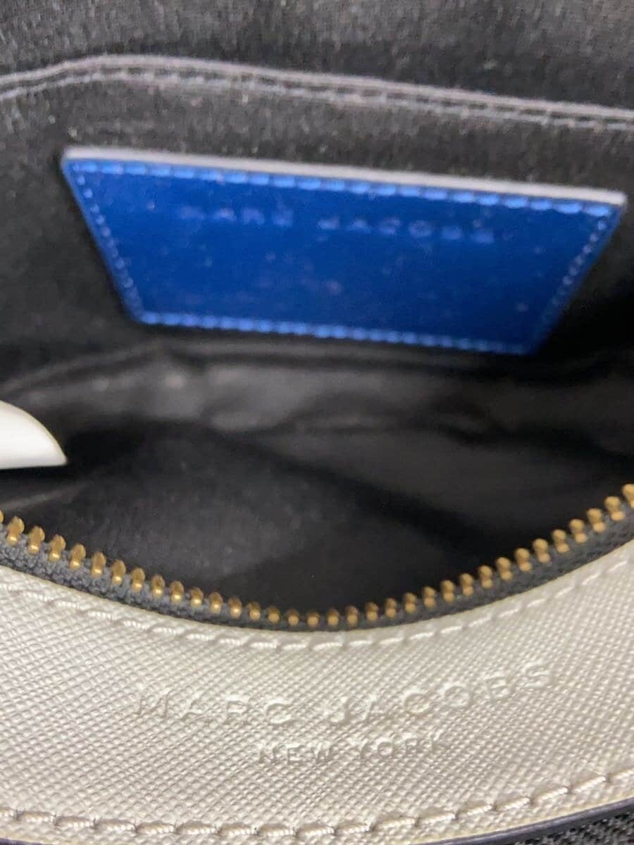 MARC JACOBS Shoulder Bag Leather NVY 6