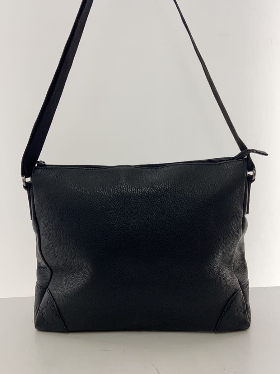 GUCCI Shoulder Bag_GUCCI Shima Canvas BLK 3