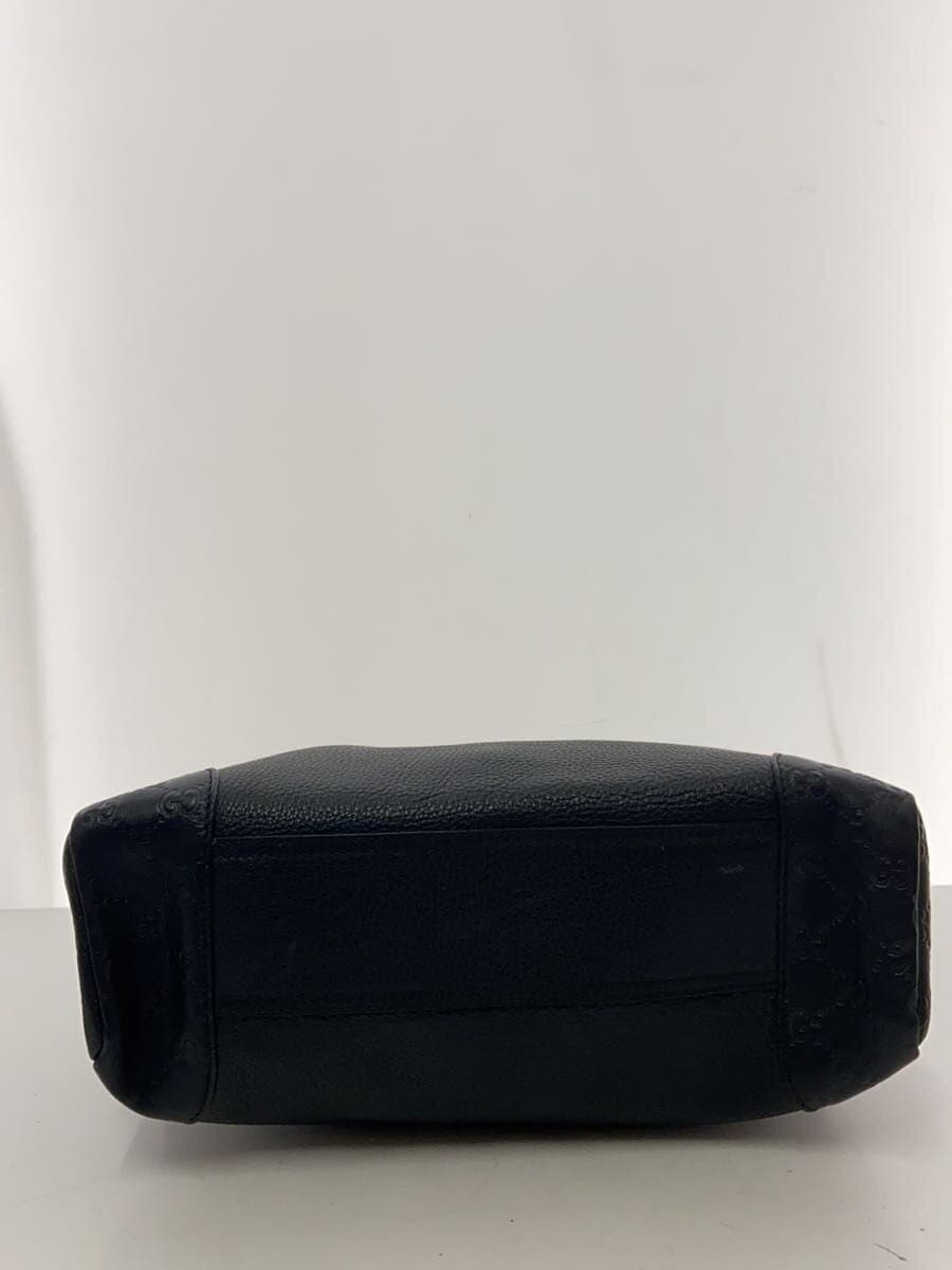 GUCCI Shoulder Bag_GUCCI Shima Canvas BLK 4