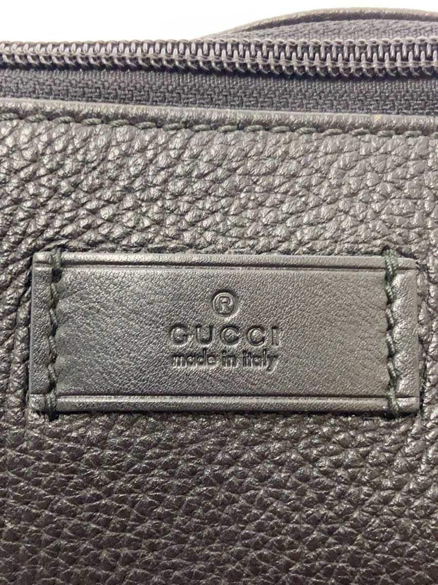 GUCCI Shoulder Bag_GUCCI Shima Canvas BLK 5