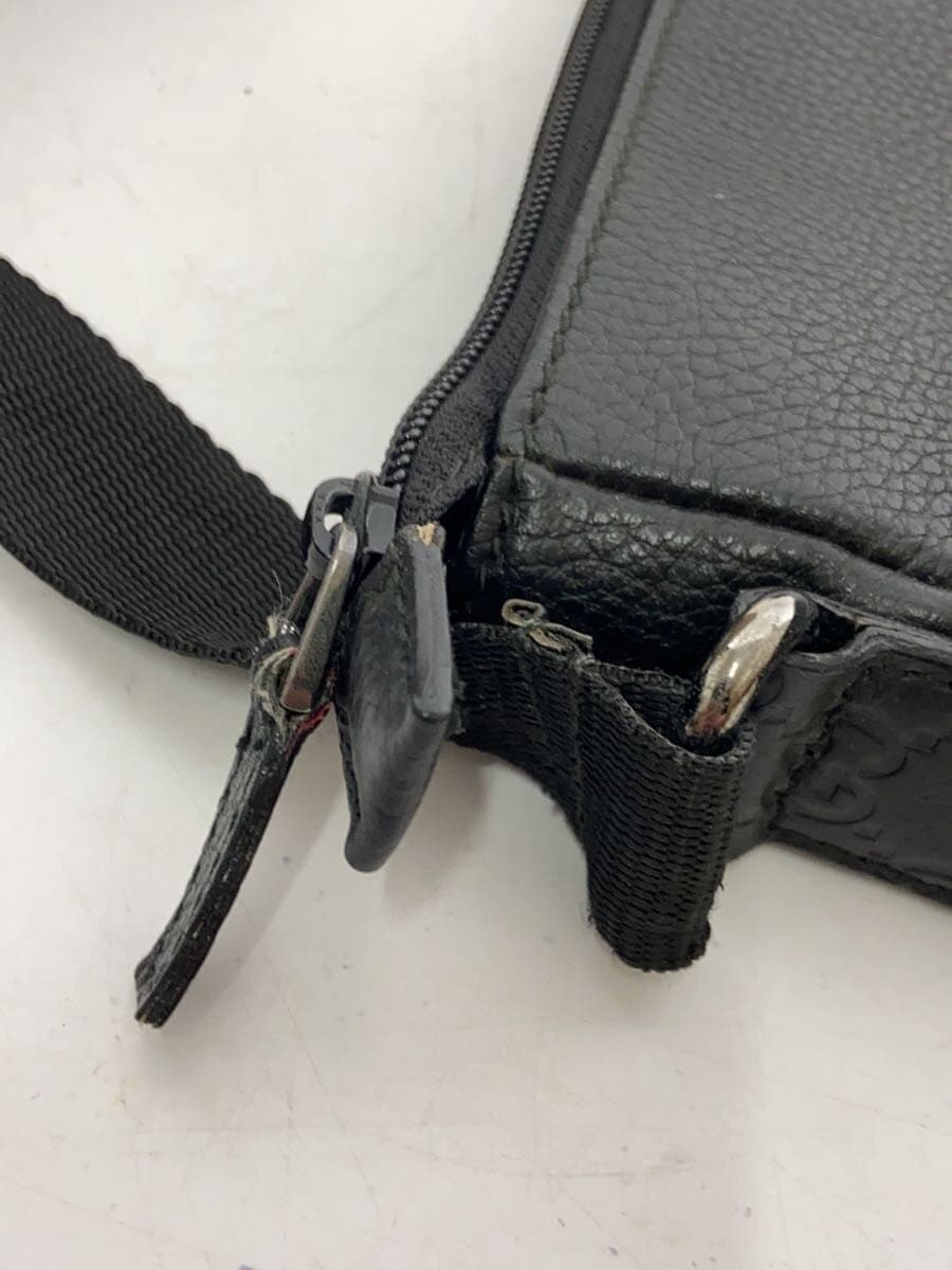 GUCCI Shoulder Bag_GUCCI Shima Canvas BLK 8