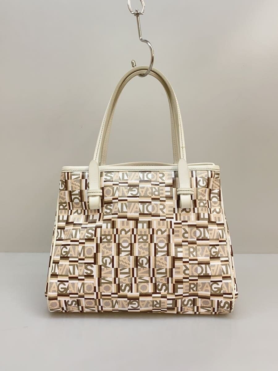 Salvatore Ferragamo Handbag PVC Multicolor AU-21 A085 3