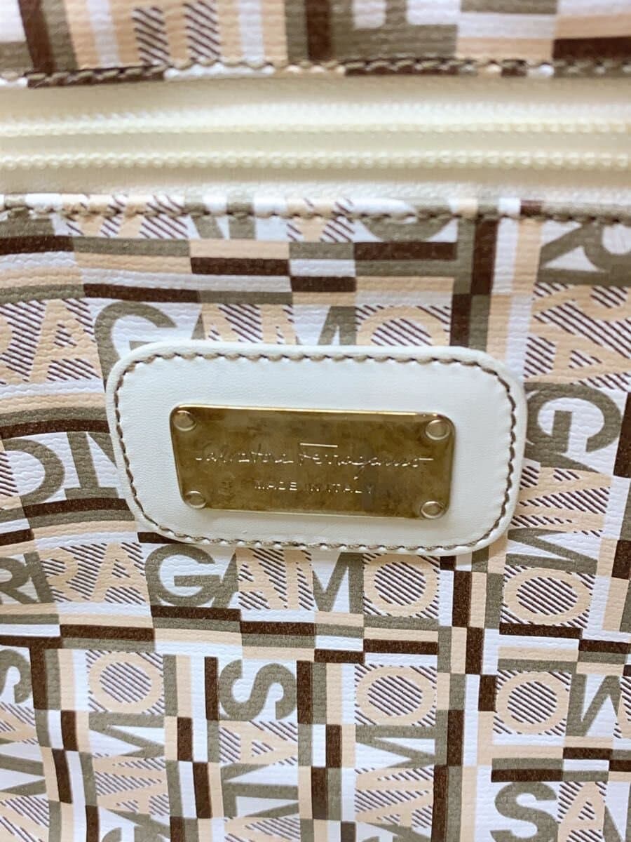 Salvatore Ferragamo Handbag PVC Multicolor AU-21 A085 5