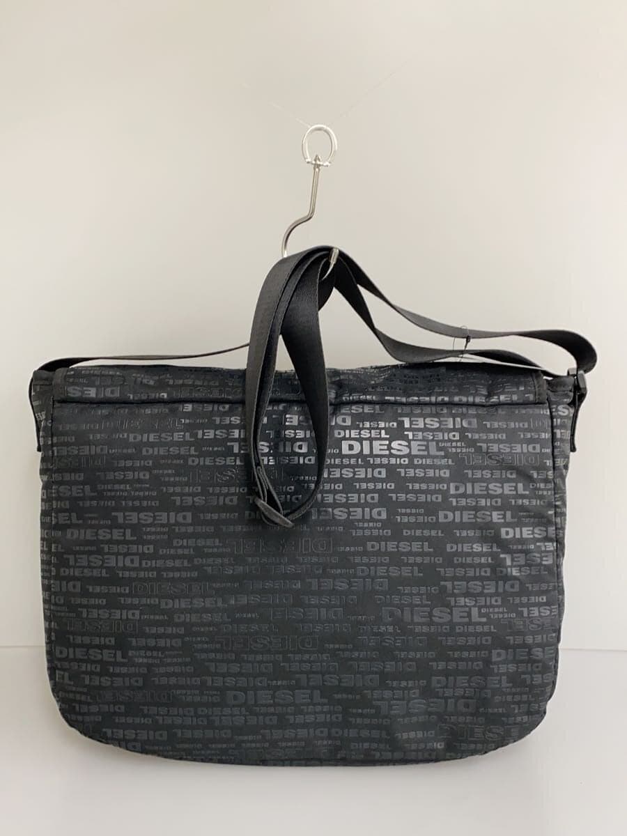 DIESEL Shoulder Bag All O Bar Logo Messenger Bag BLK All Over Pattern 3