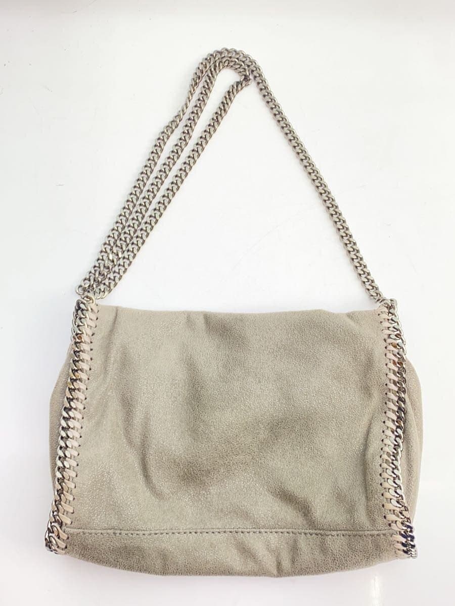 STELLAMcCARTNEY shoulder bag suede GRY solid 364519 3