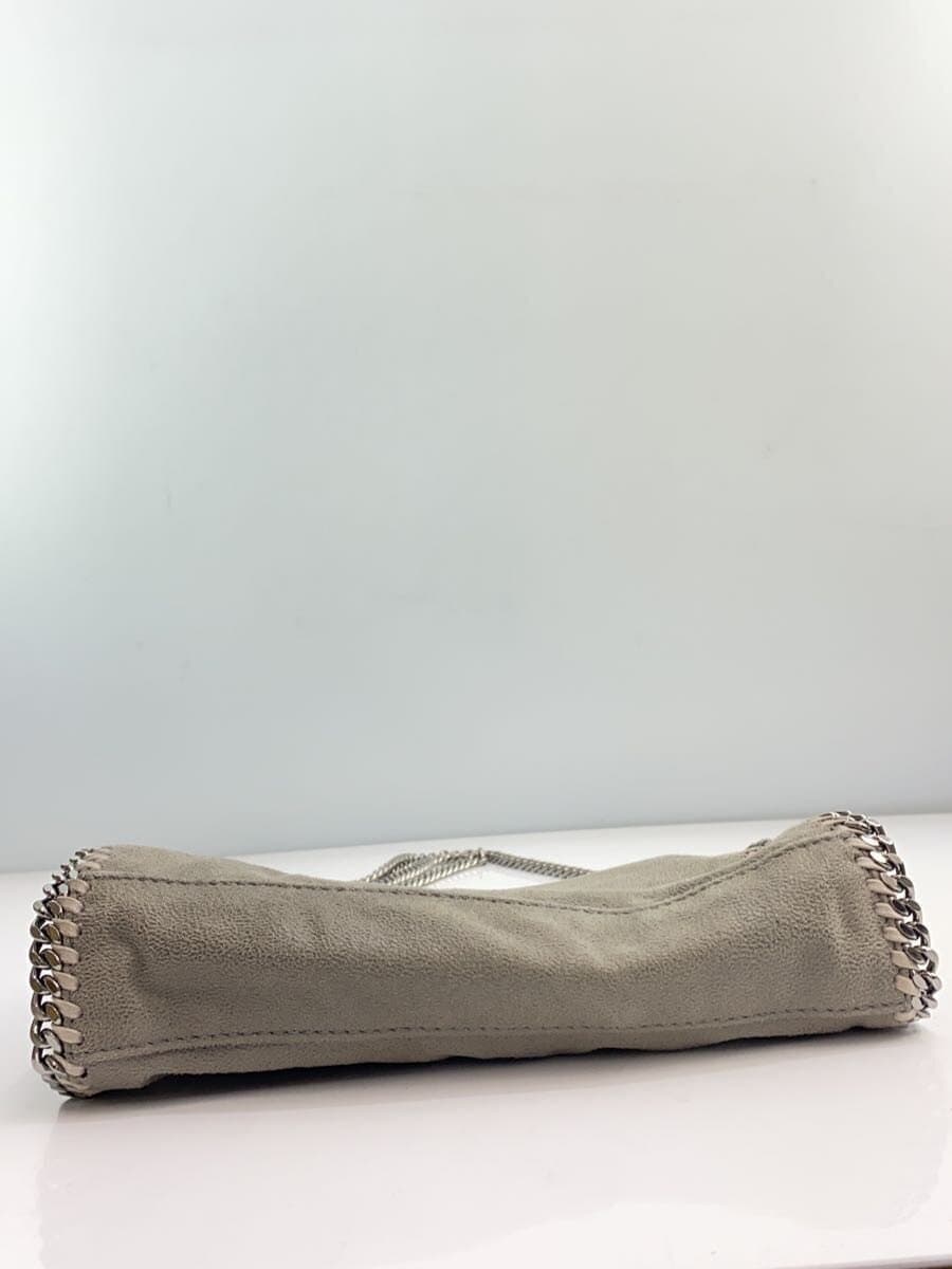 STELLAMcCARTNEY shoulder bag suede GRY solid 364519 4